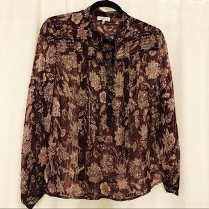 Lucky Brand Ladies’ Sheer Blouse